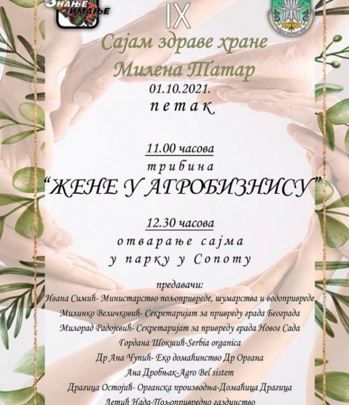 Ivana Simić, savetnik ministra poljoprivrede za organsku proizvodnju